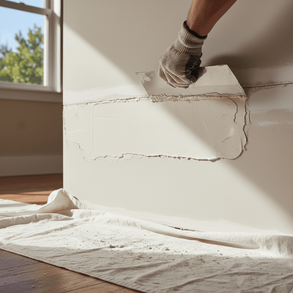 Drywall repair and painting by Handy Sammy